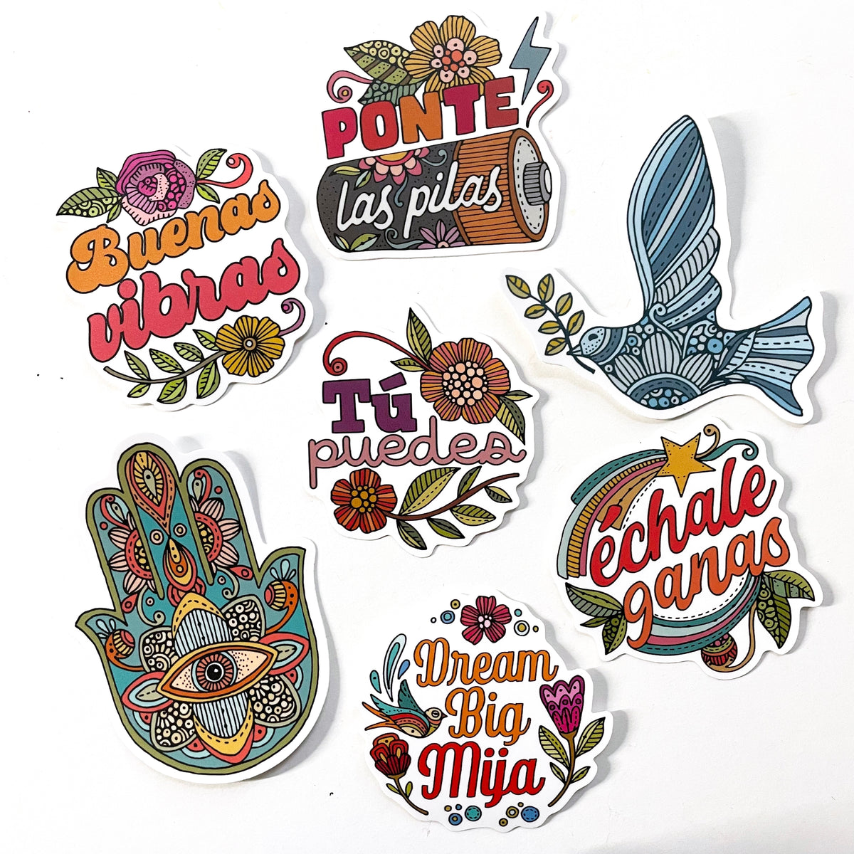 Tu puedes - Waterproof Vinyl Sticker, Spanish Phrase, Latina Gift