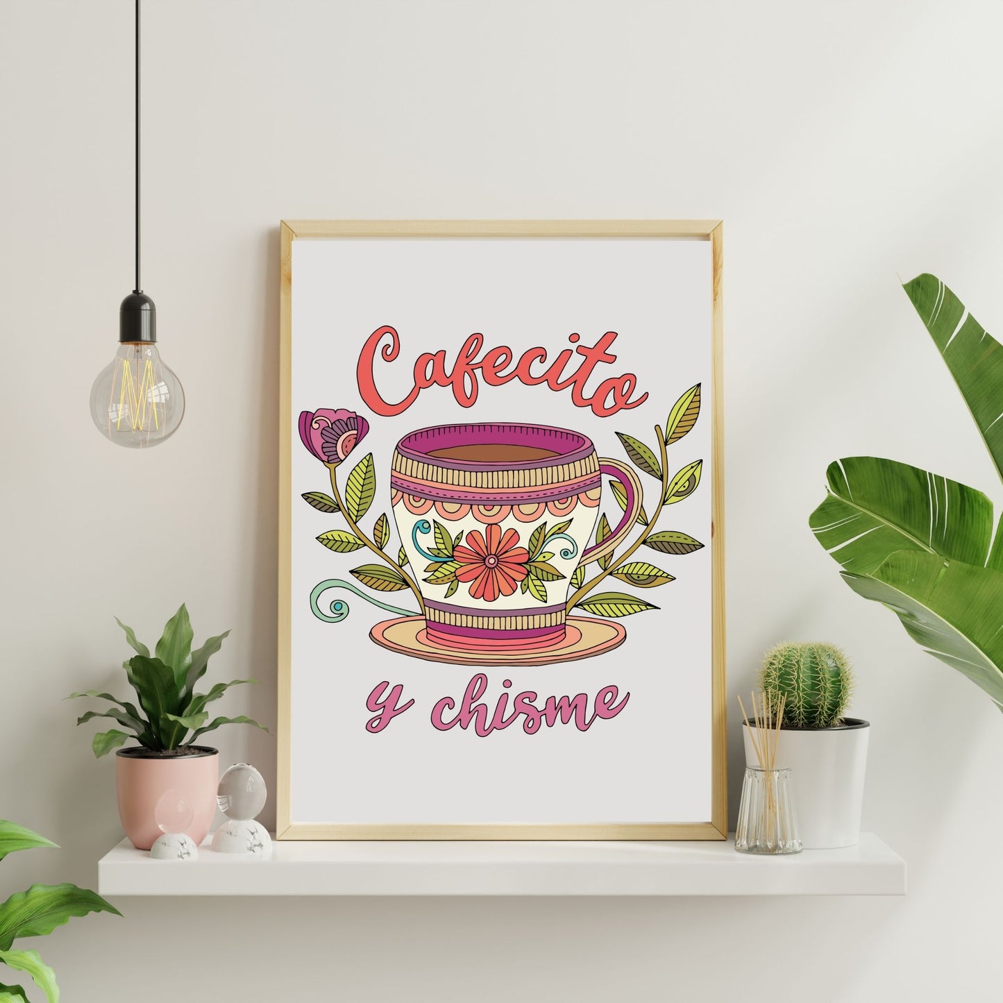 Cafecito y Chisme - Art Print