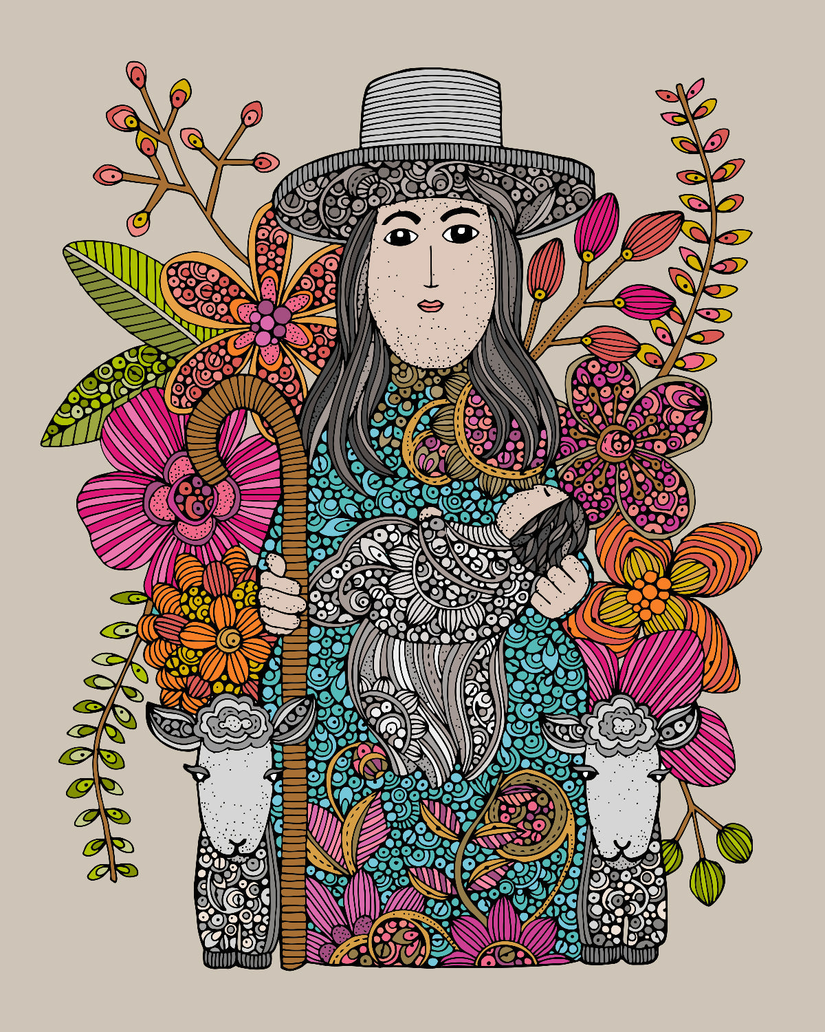 La Divina Pastora Art Print