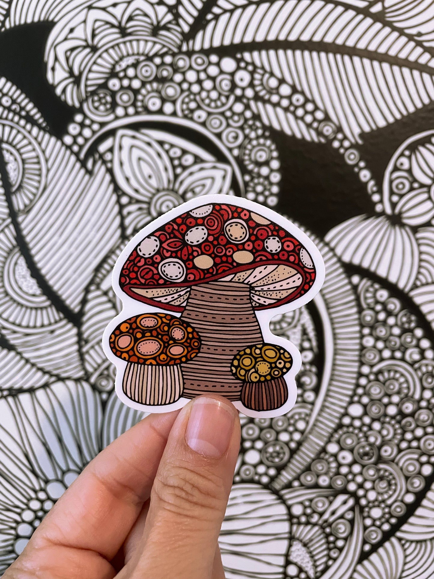 Mushrooms Sticker