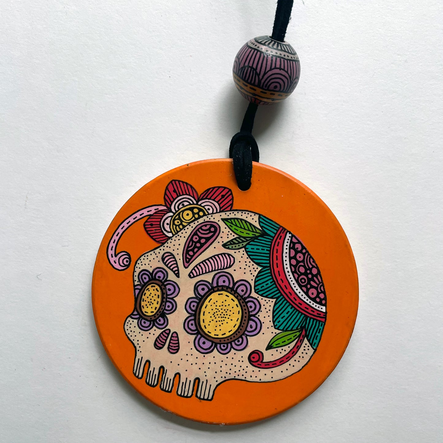 Sugar Skull Ornament 2- Wall Hanging