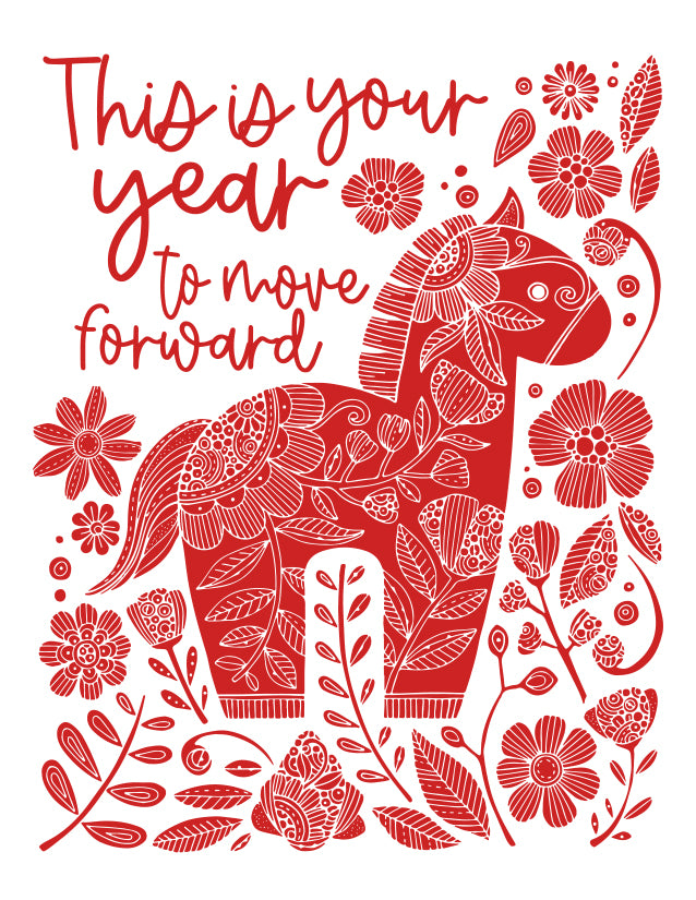 This is your year to move forward