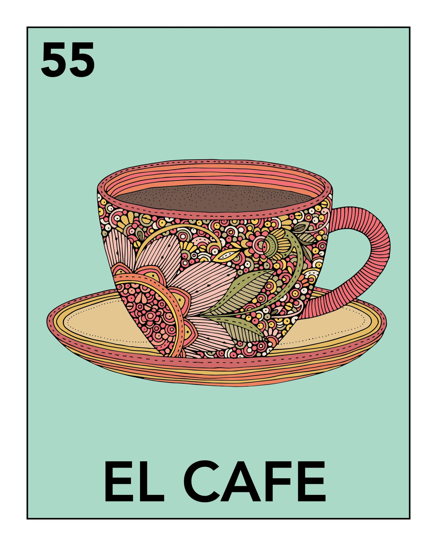 El Cafe - Mexican Lottery style