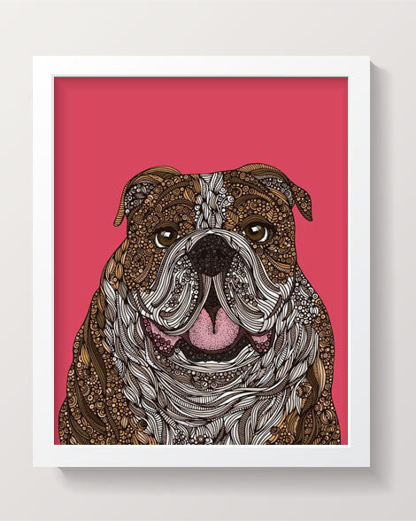 ARTCANVAS English 2024 Bulldog English Dog Canvas Art Print