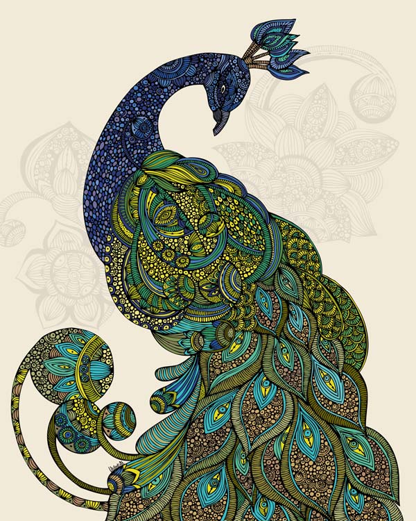 Eva the peacock