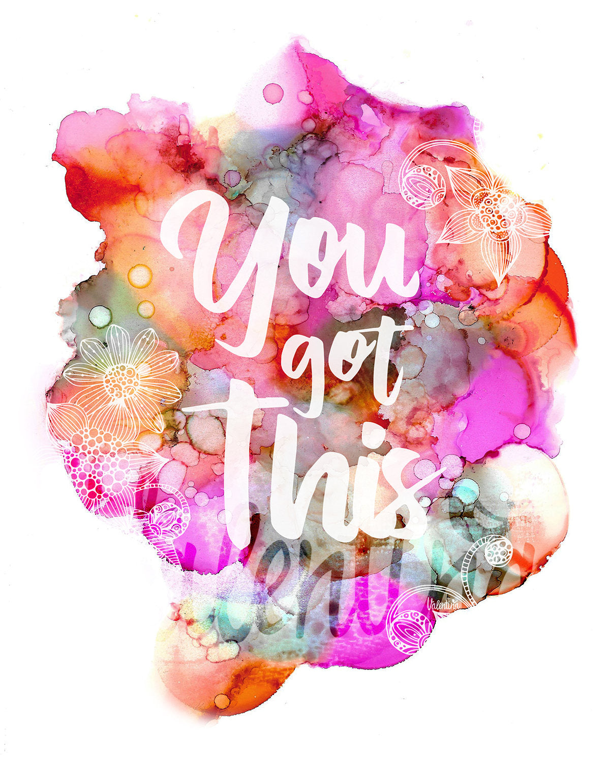 You got this (ink background)