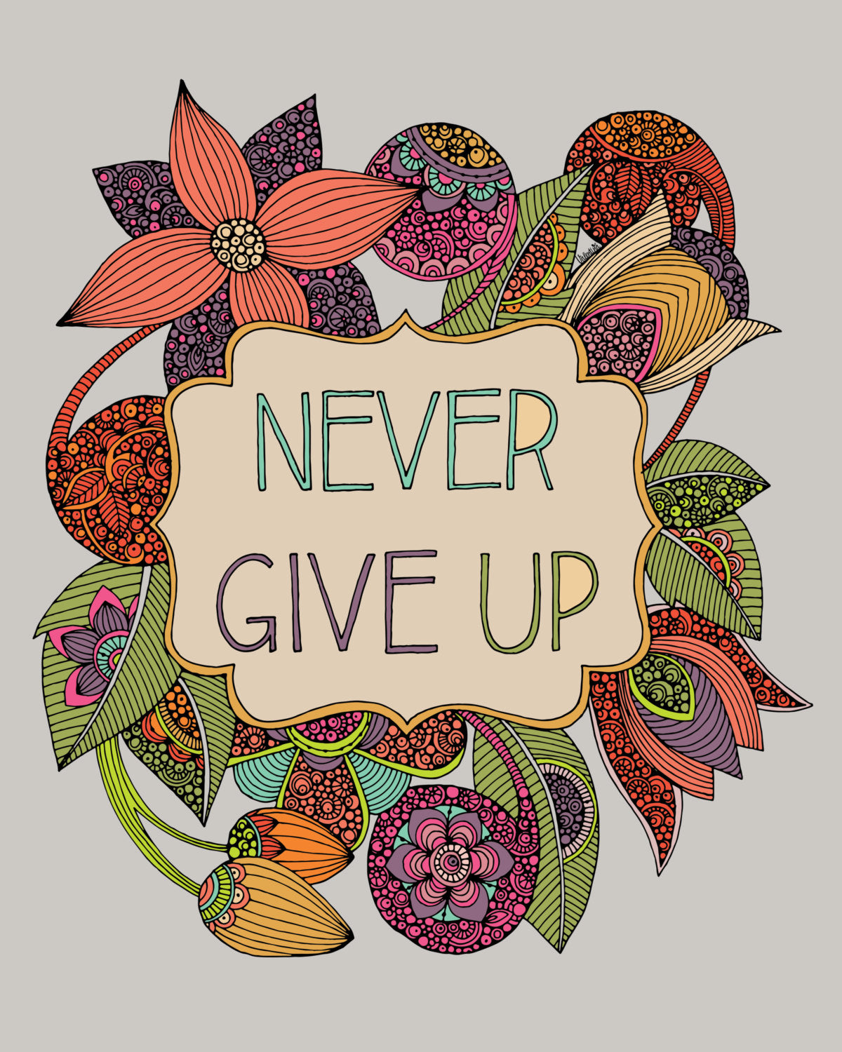 Never give up