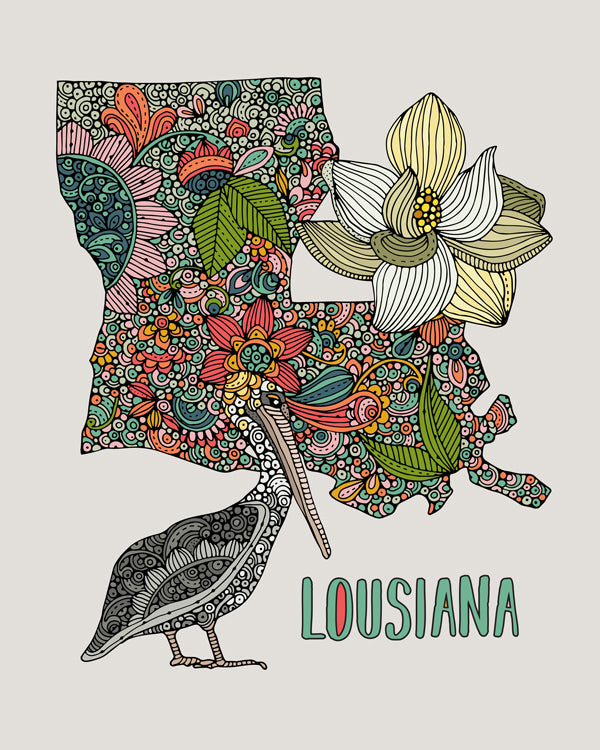 Louisiana State Map
