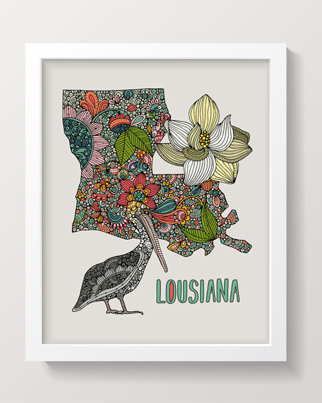 Louisiana State Map