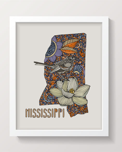 Mississippi State Map