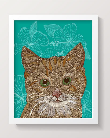 Missy the cat Art Print