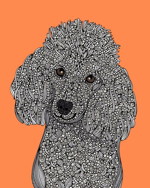 Poodle Art Print