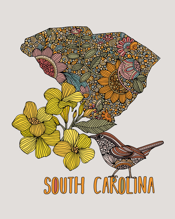South Carolina State Map