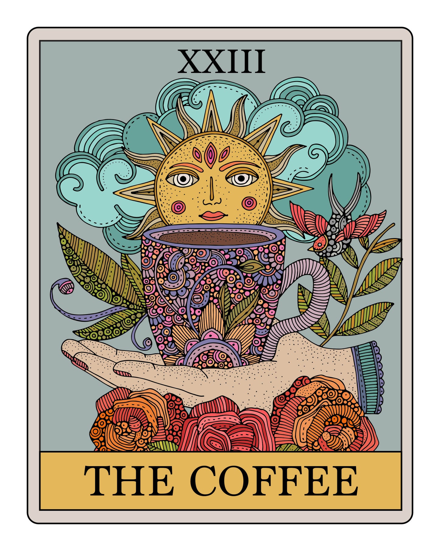 The Coffee - Tarot Style