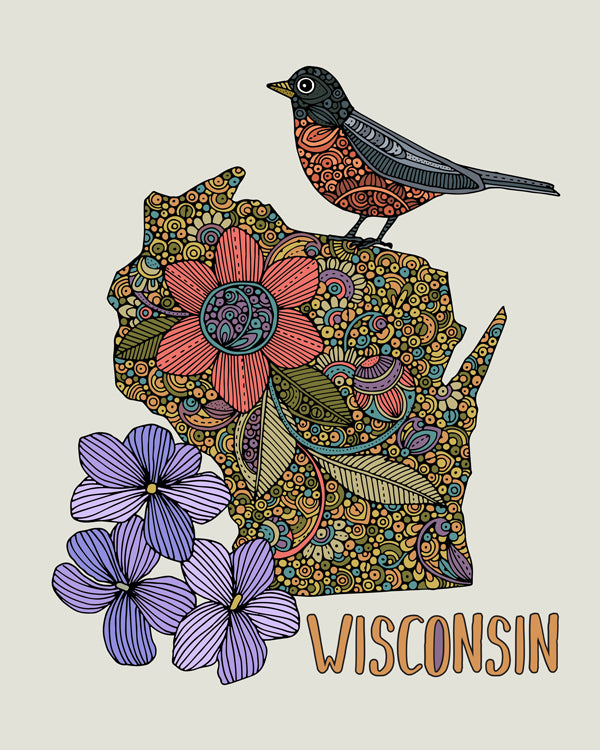 Wisconsin State Map