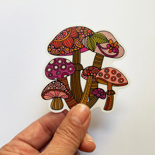 Mushrooms Sticker