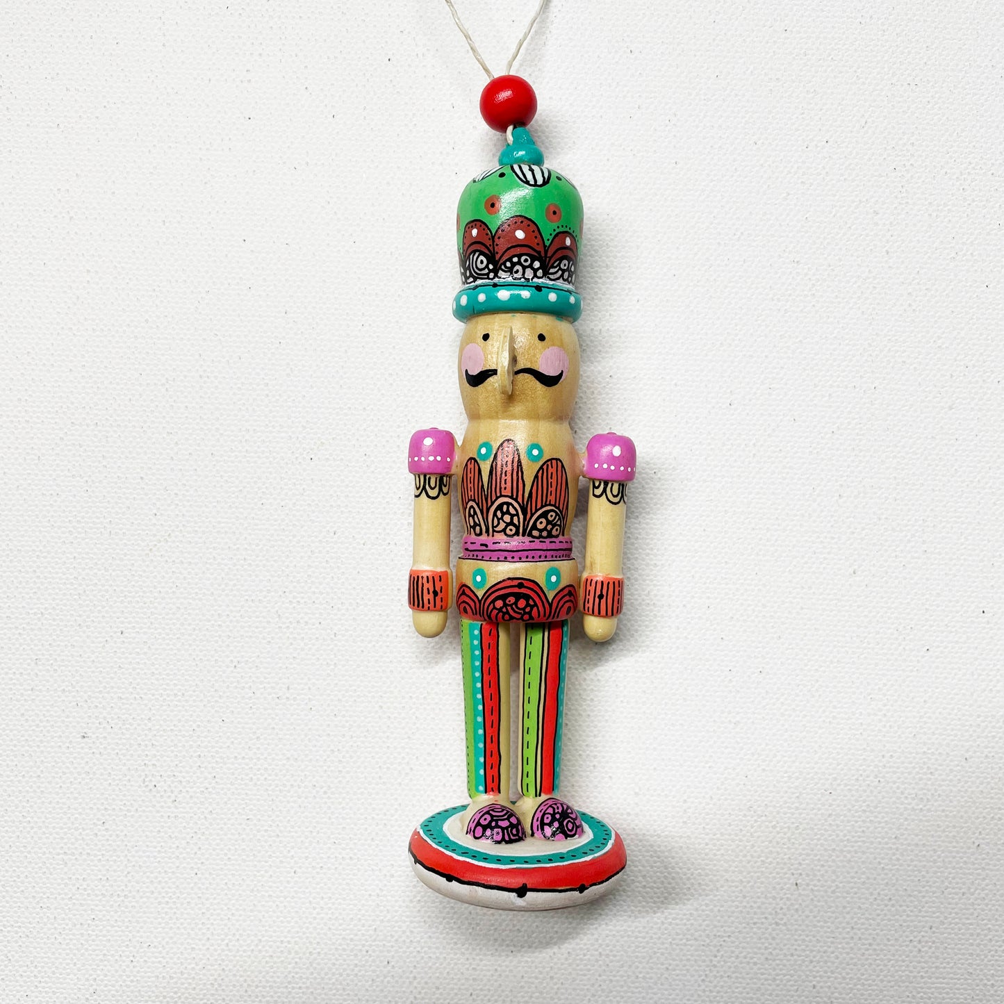 Hand painted Nutcracker Ornament - 2