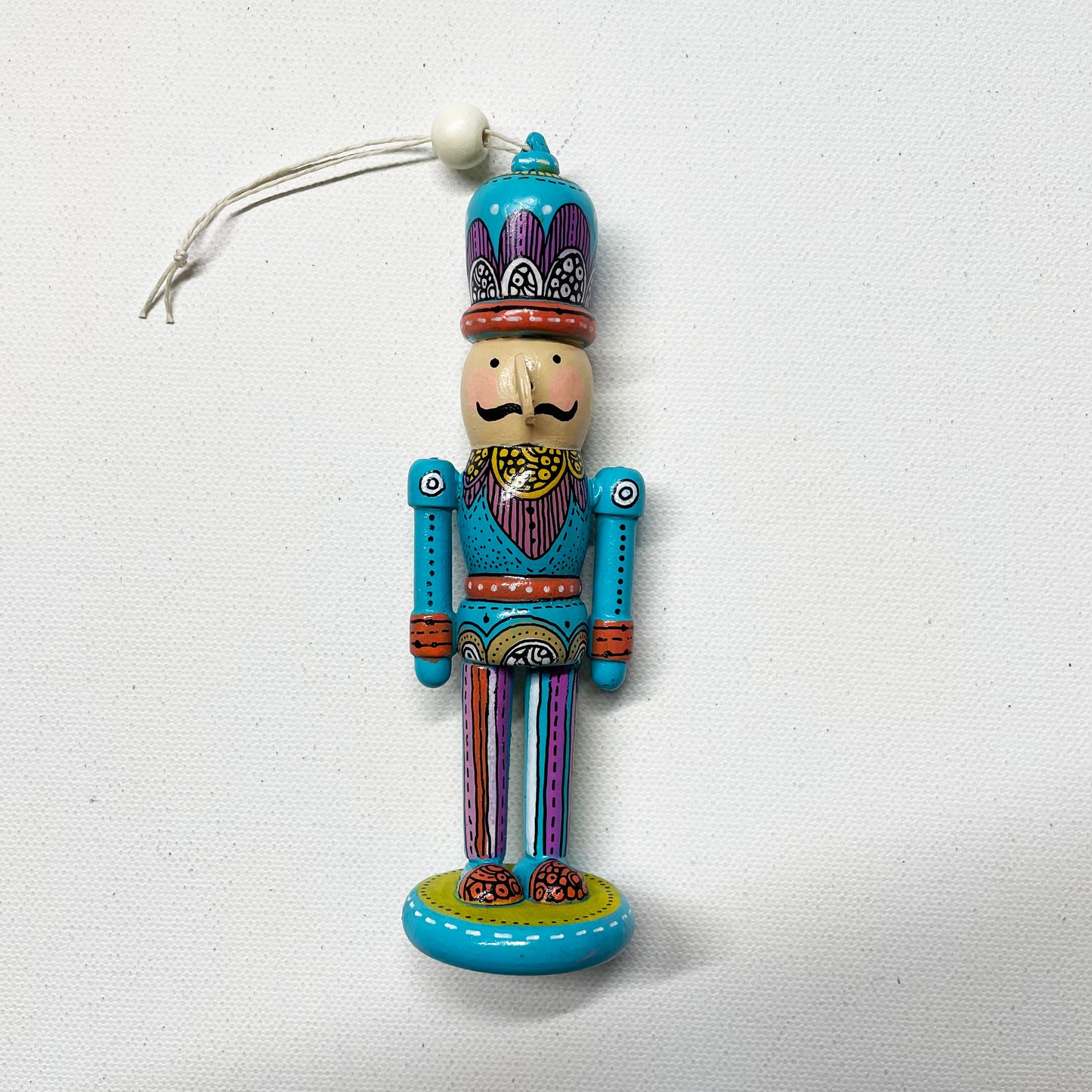 Hand painted Nutcracker Ornament - 9