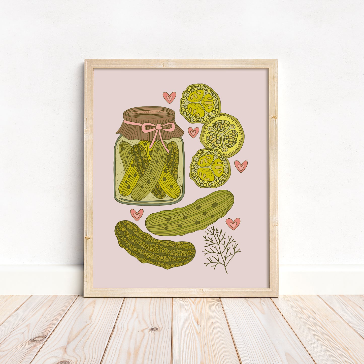 Garden Pickle – Kitchen Decor Print