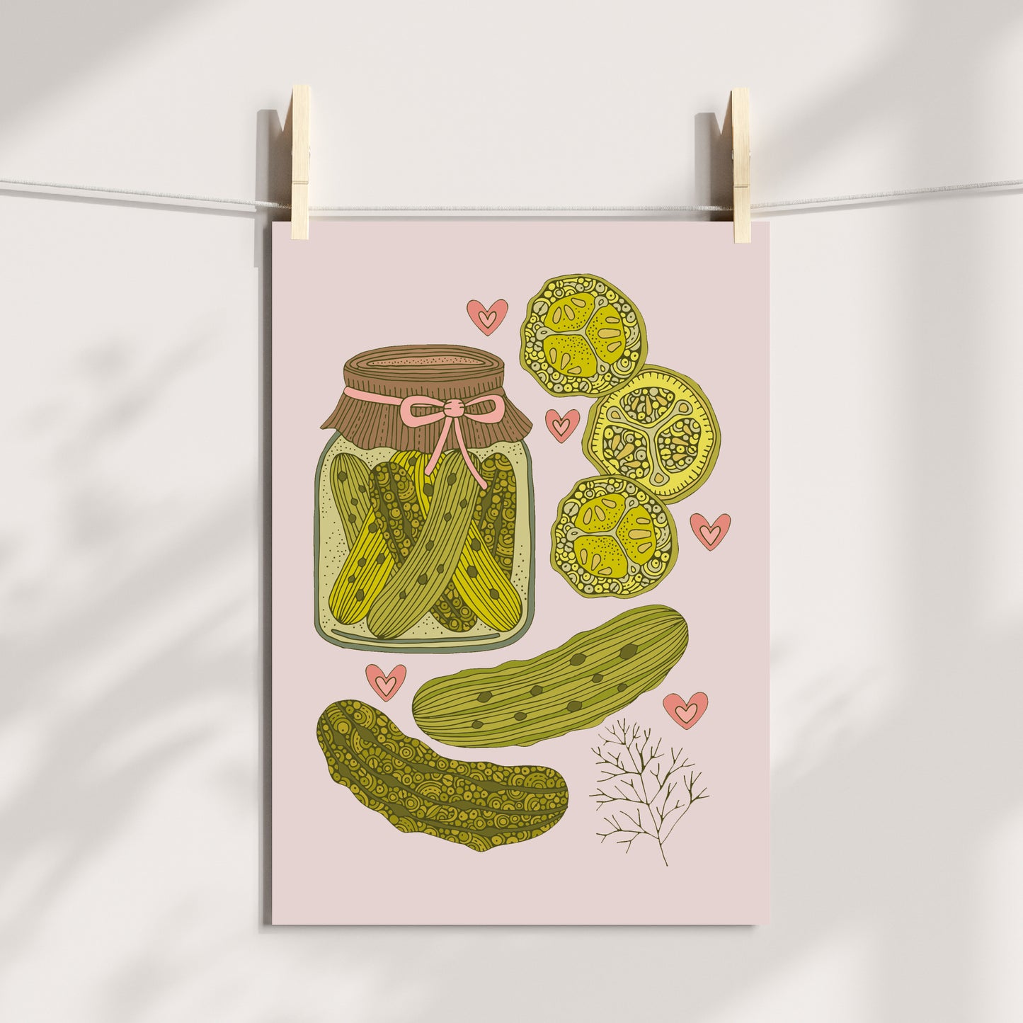 Garden Pickle – Kitchen Decor Print