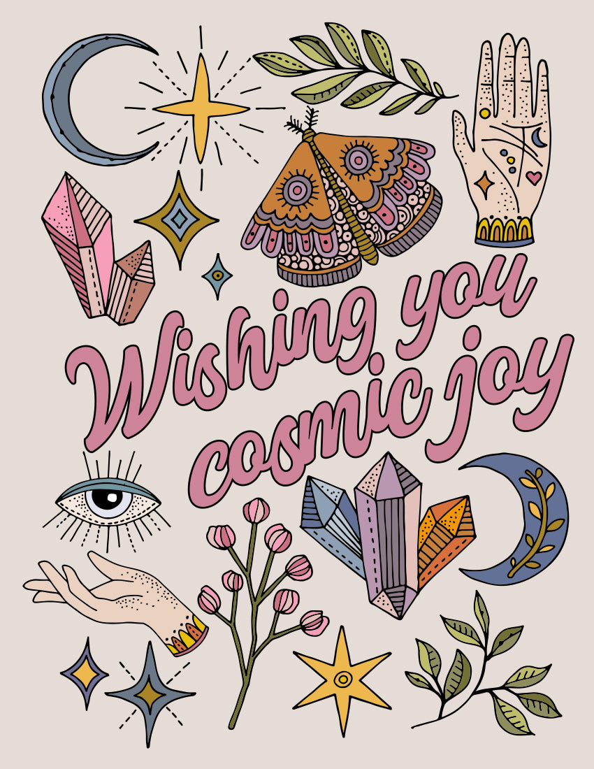 Wishing you cosmic joy