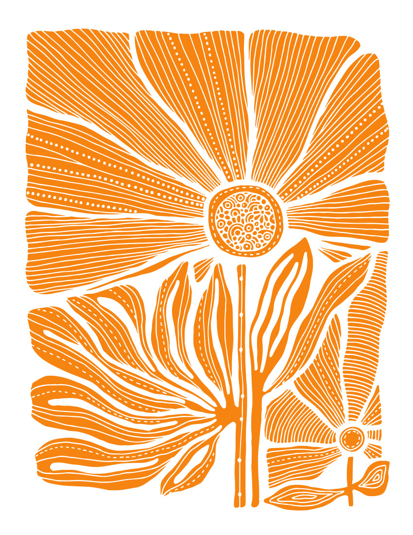 Bloom Block Orange