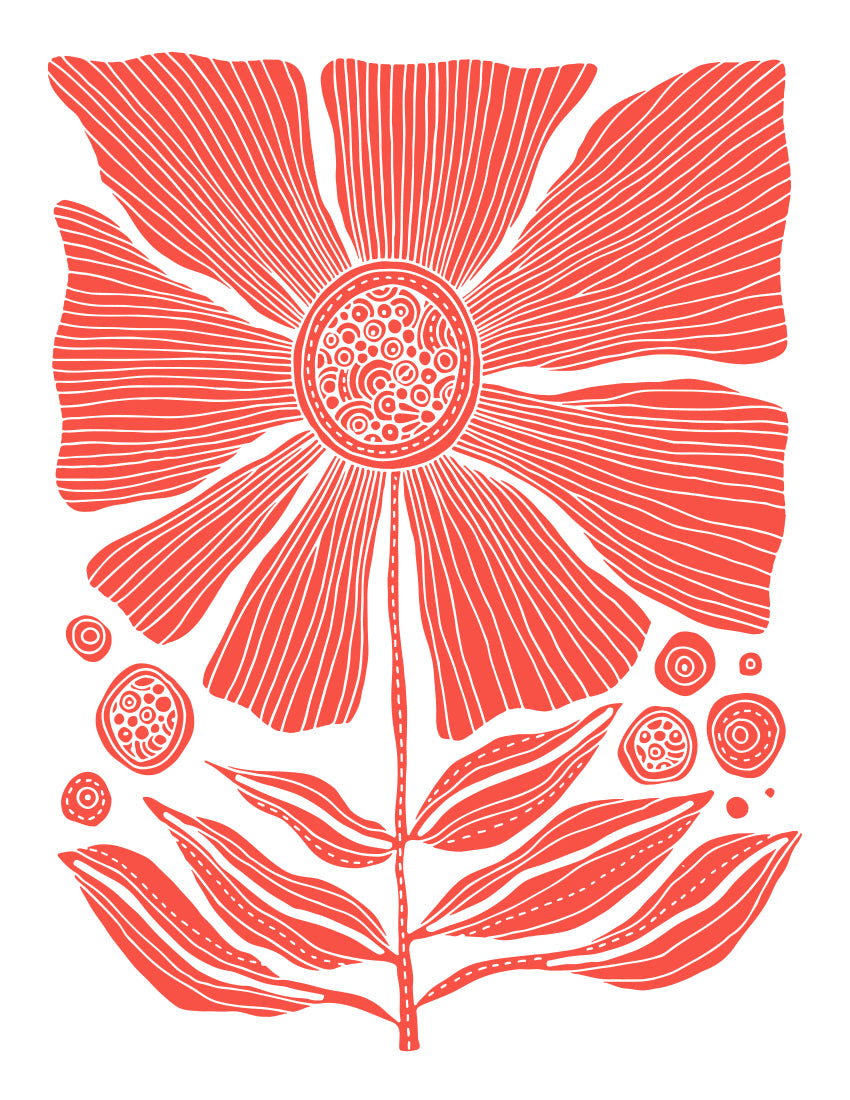 Bloom Block Red
