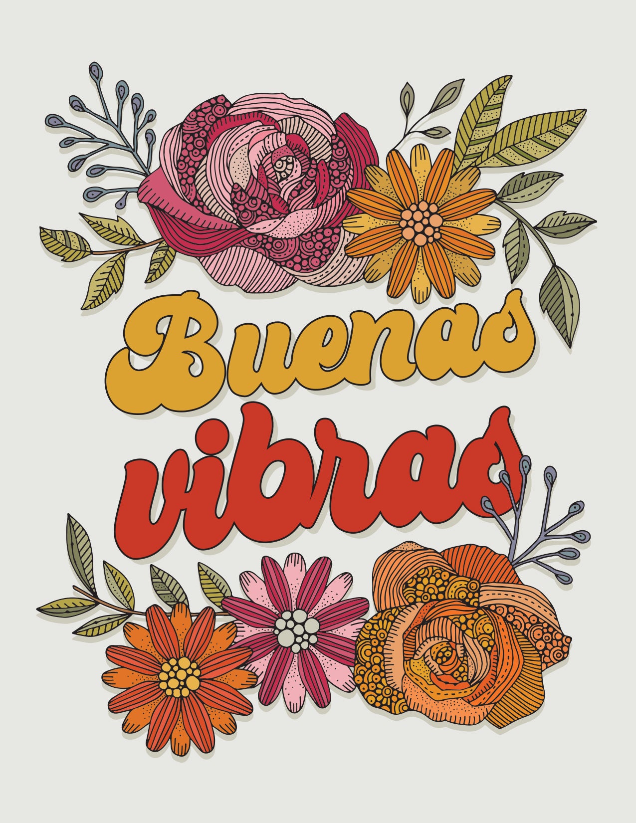 Buenas Vibras - Greeting card