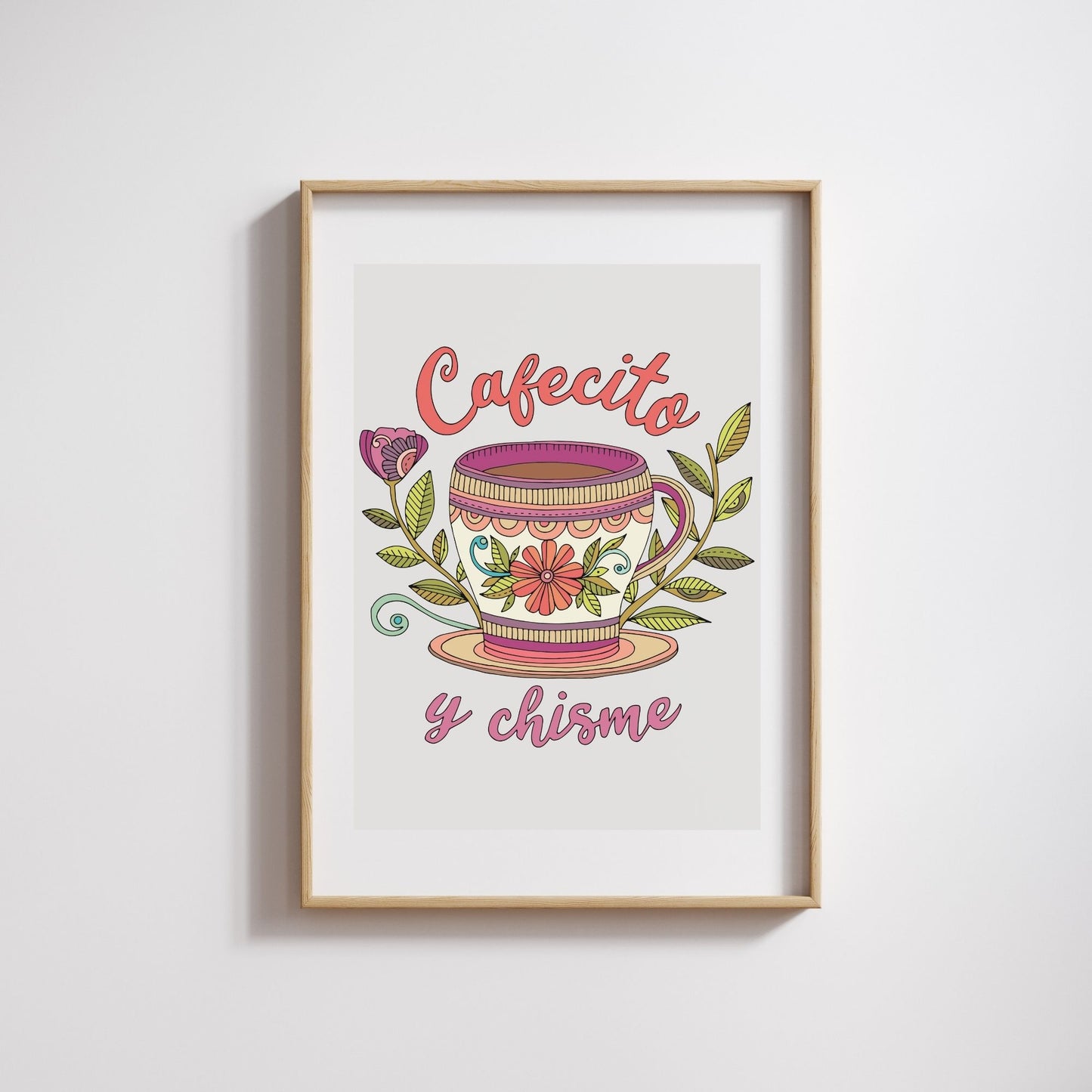 Cafecito y Chisme - Art Print