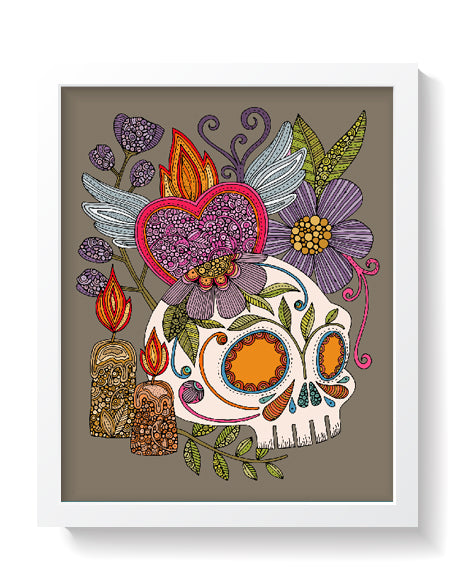 Dia de los Muertos (grey background)