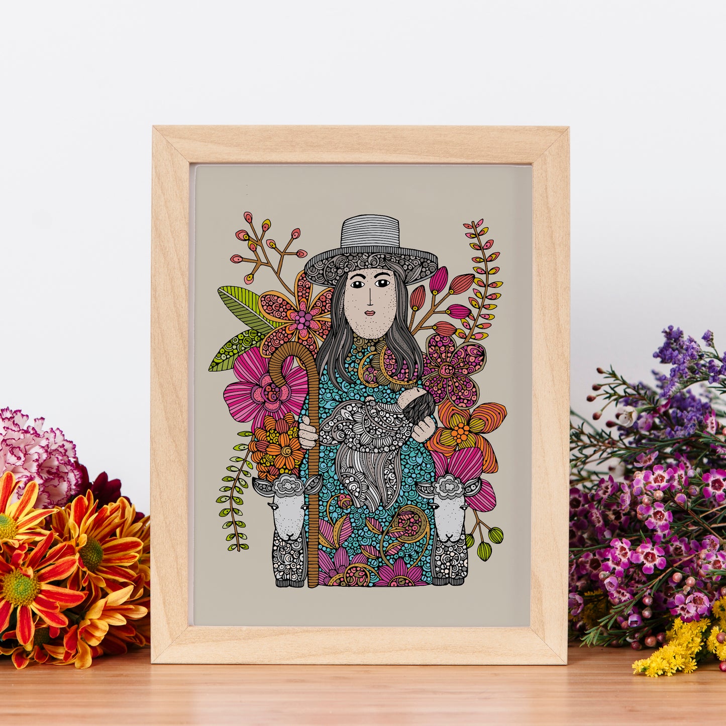 La Divina Pastora Art Print