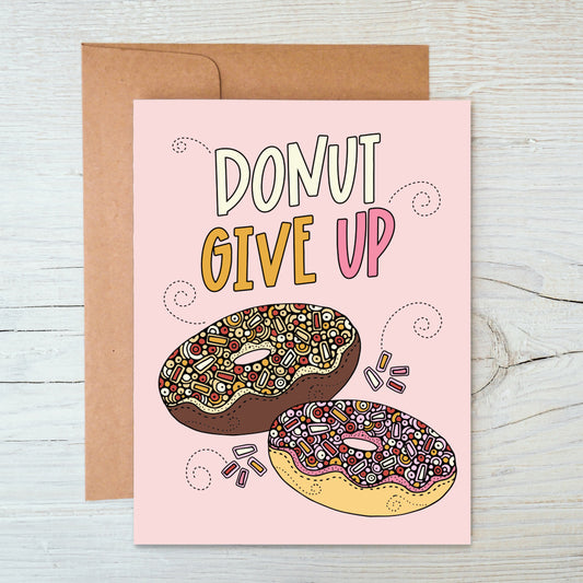 Donut give up