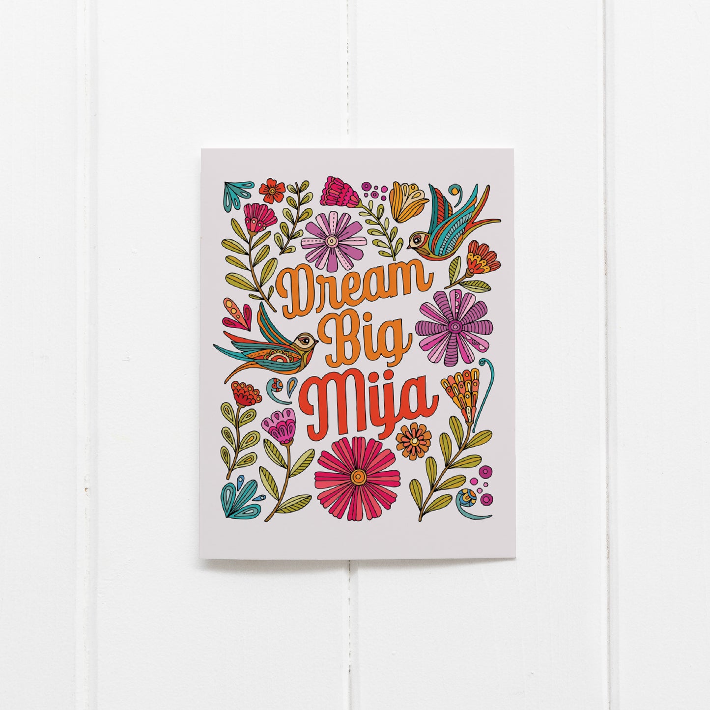 Dream Big Mija - Greeting card