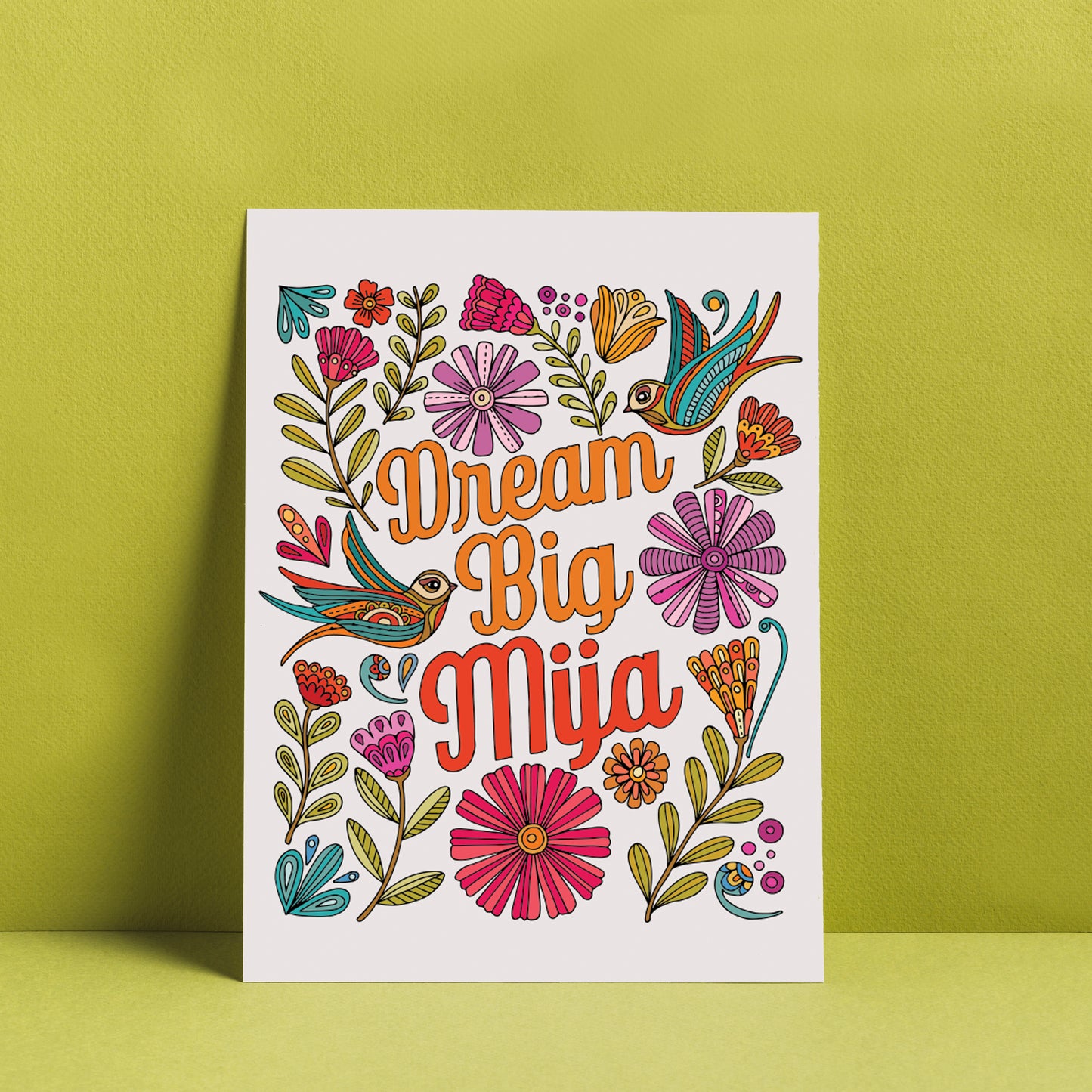 Dream Big Mija - Greeting card