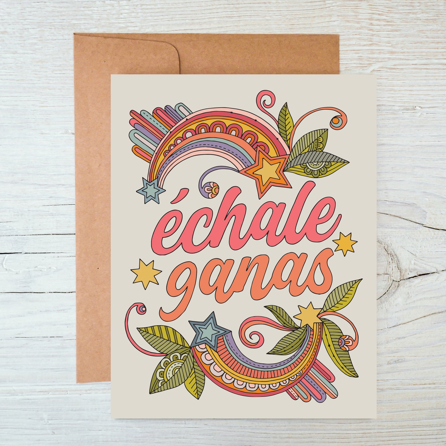 Echale Ganas - Greeting card