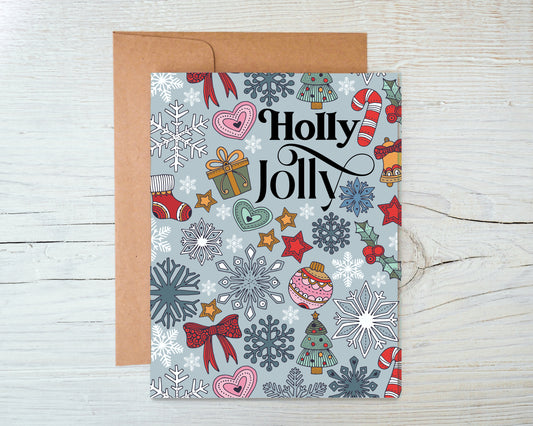 Holly Jolly- Holiday Greeting Card