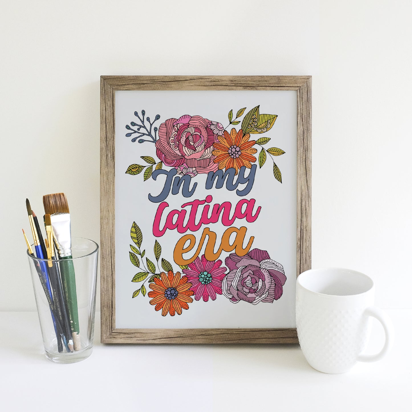In my Latina era | Spanish Quote Art Print