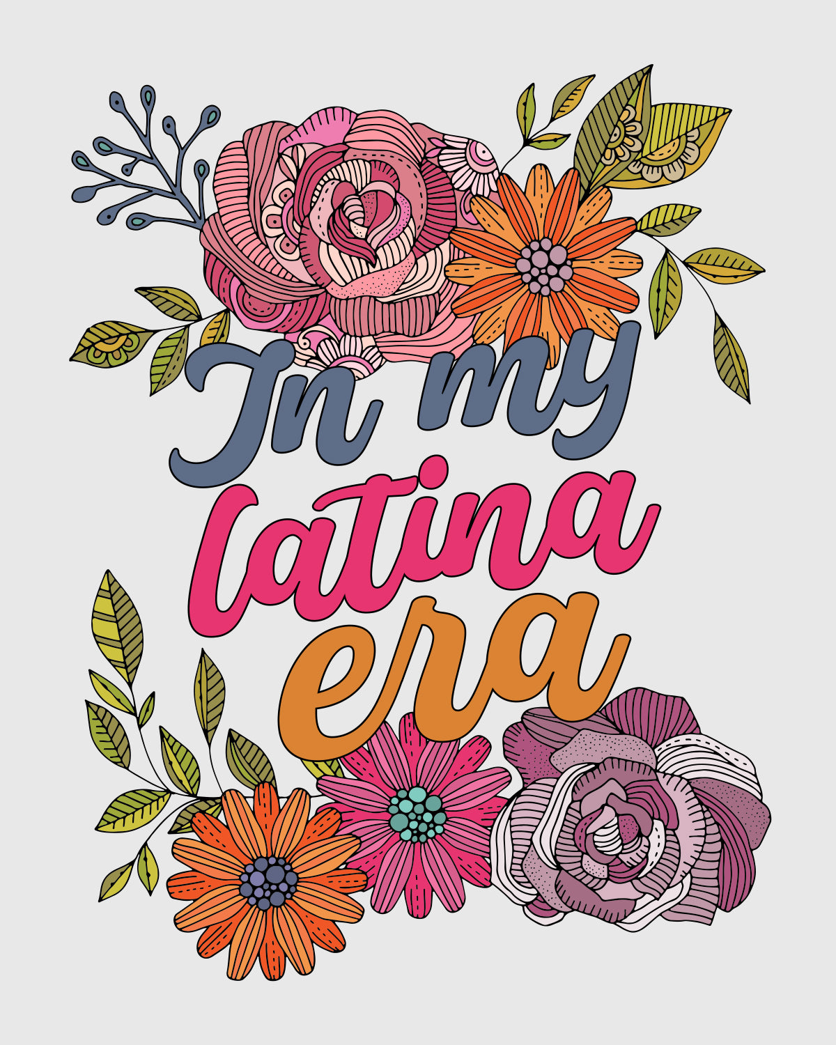 In my Latina era | Spanish Quote Art Print