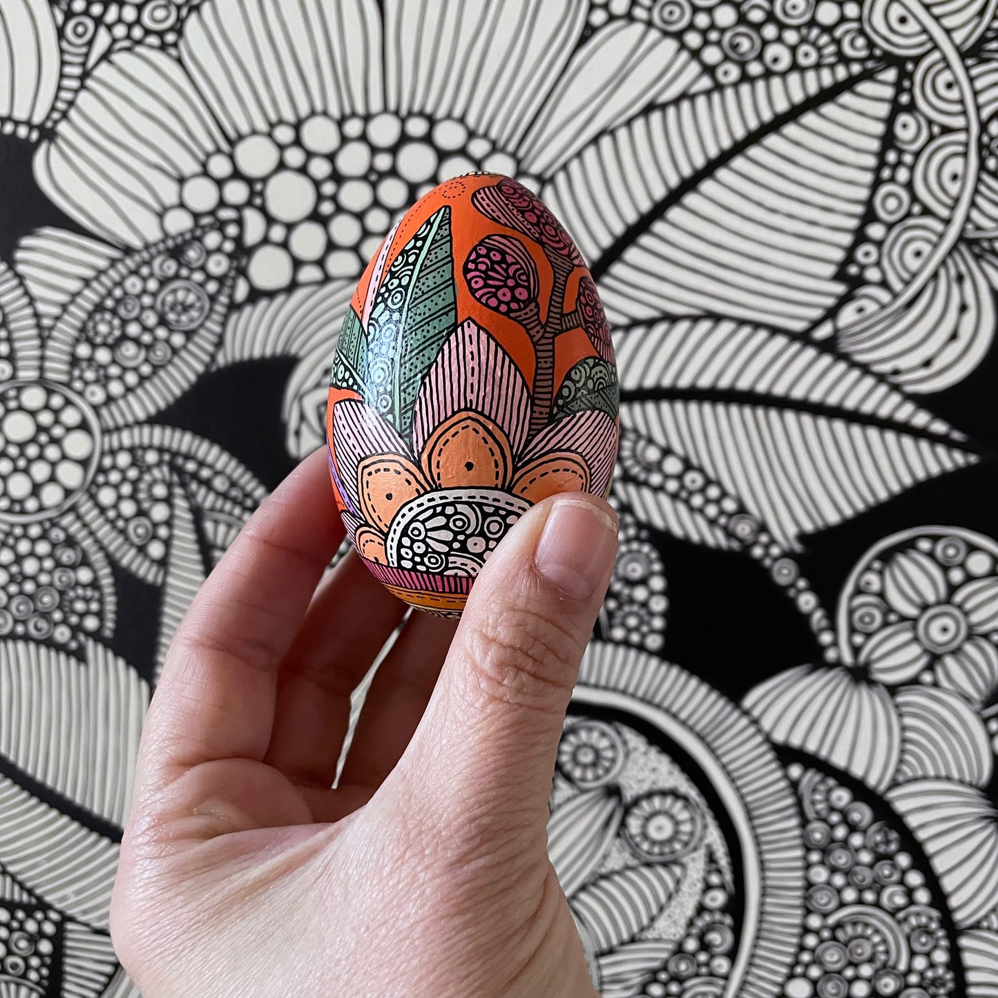 Easter Egg - Wood - 3 inches