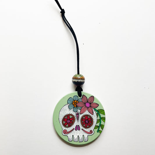 Sugar Skull Ornament 1 - Wall Hanging