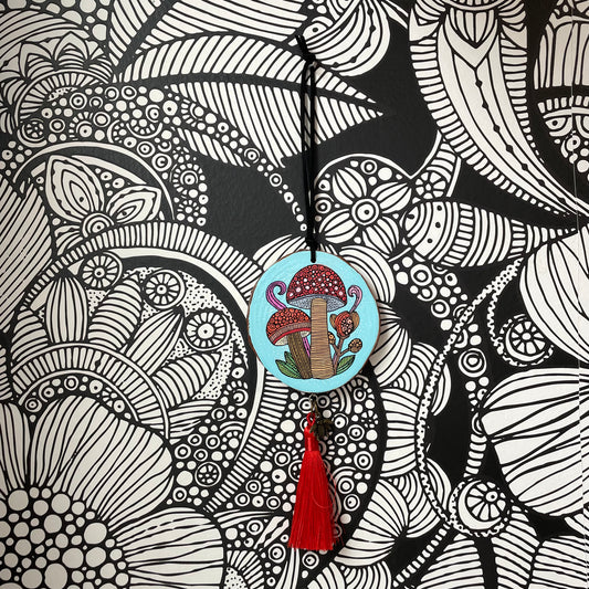 Mushroom wall hanging - 4