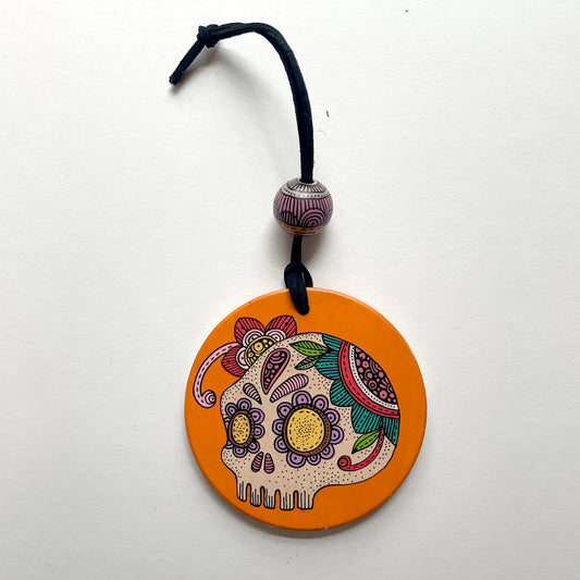 Sugar Skull Ornament 2- Wall Hanging