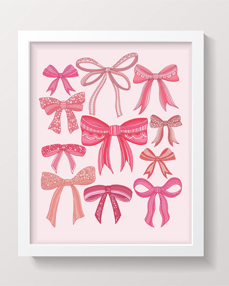 Cute pink bows