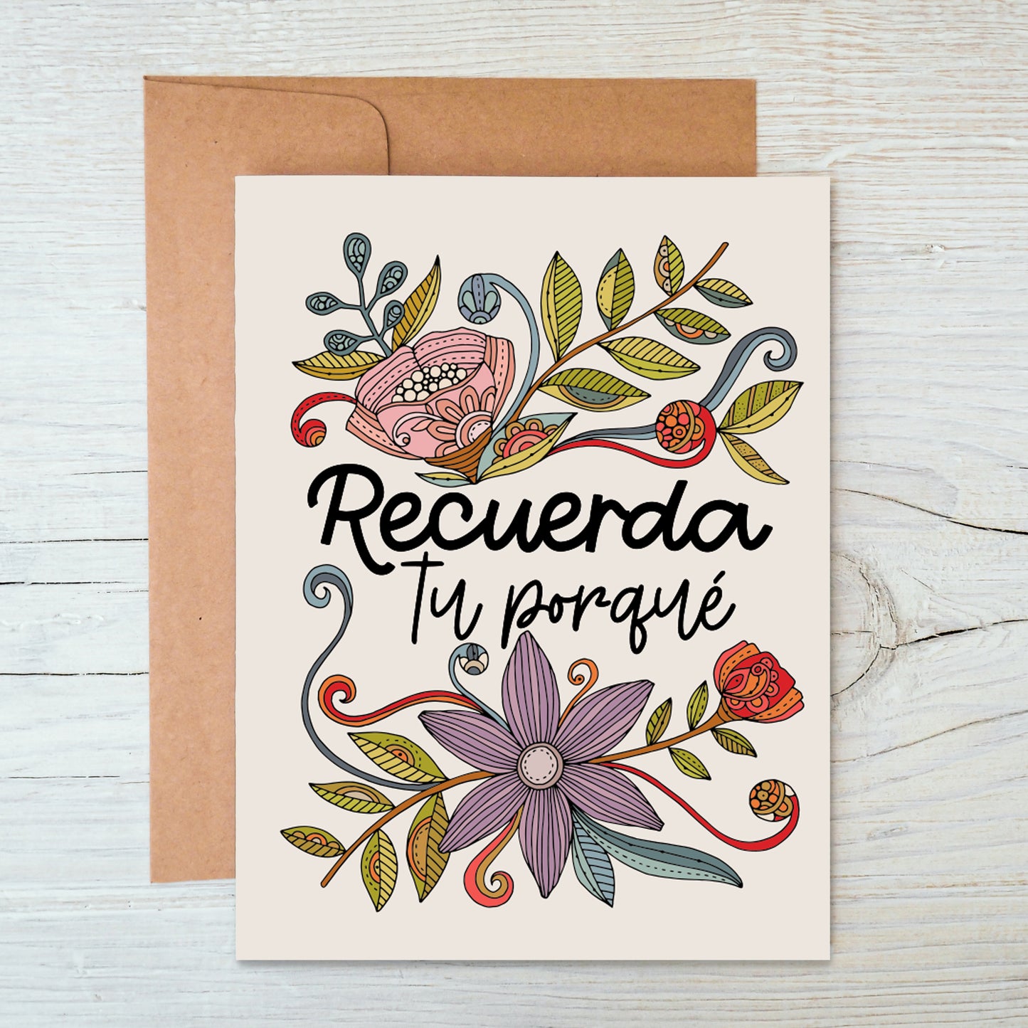 Recuerda tu porque - Greeting card