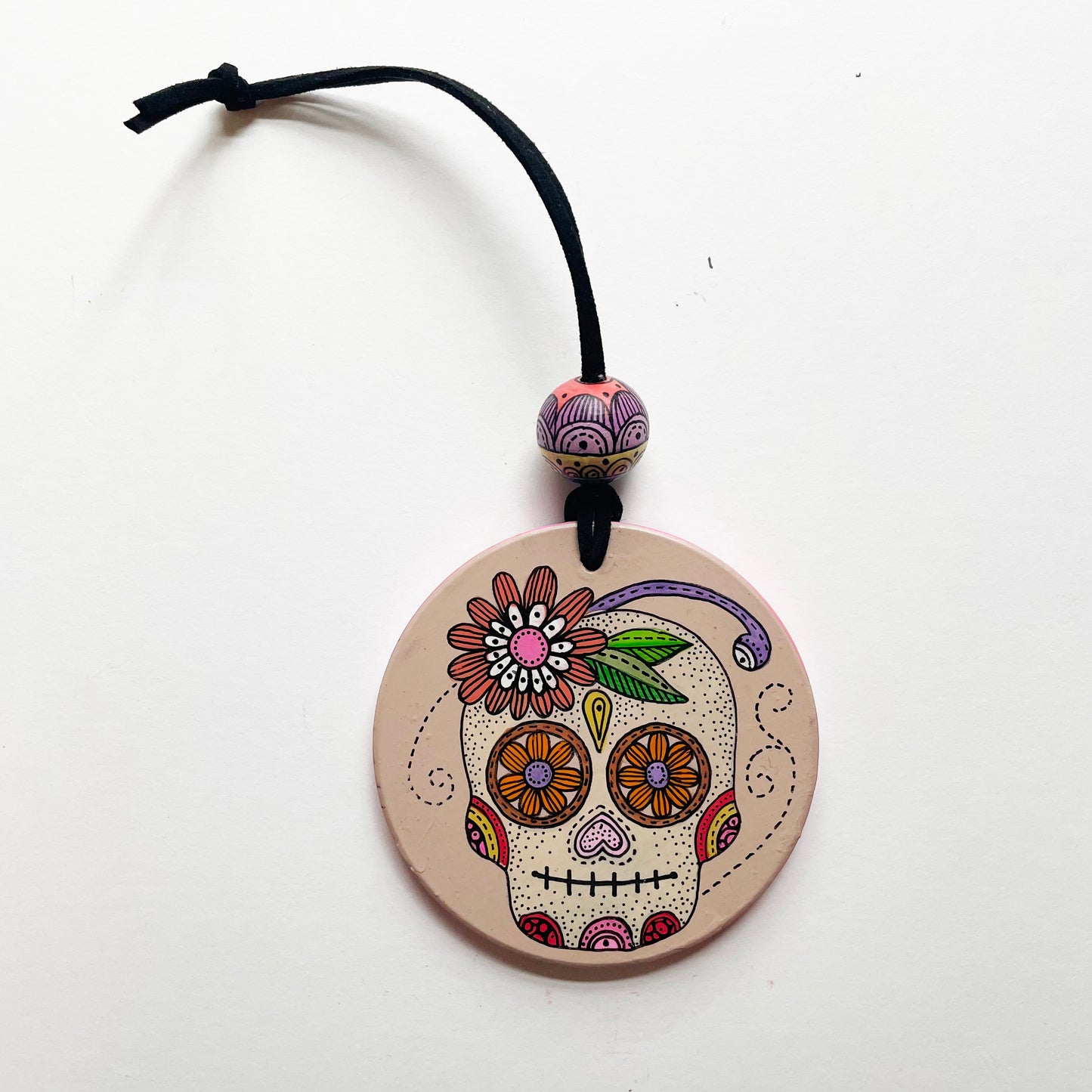 Sugar Skull Ornament 4- Wall Hanging