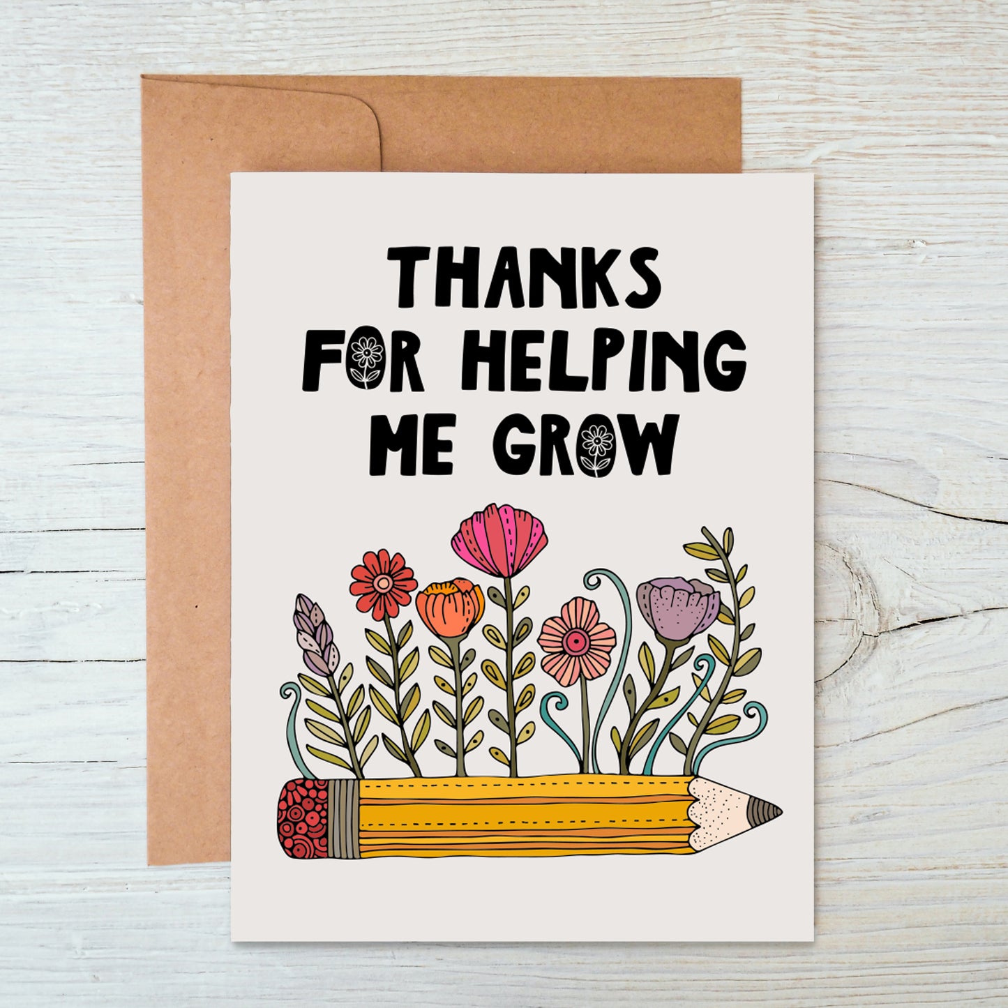 Thanks for helping me grow