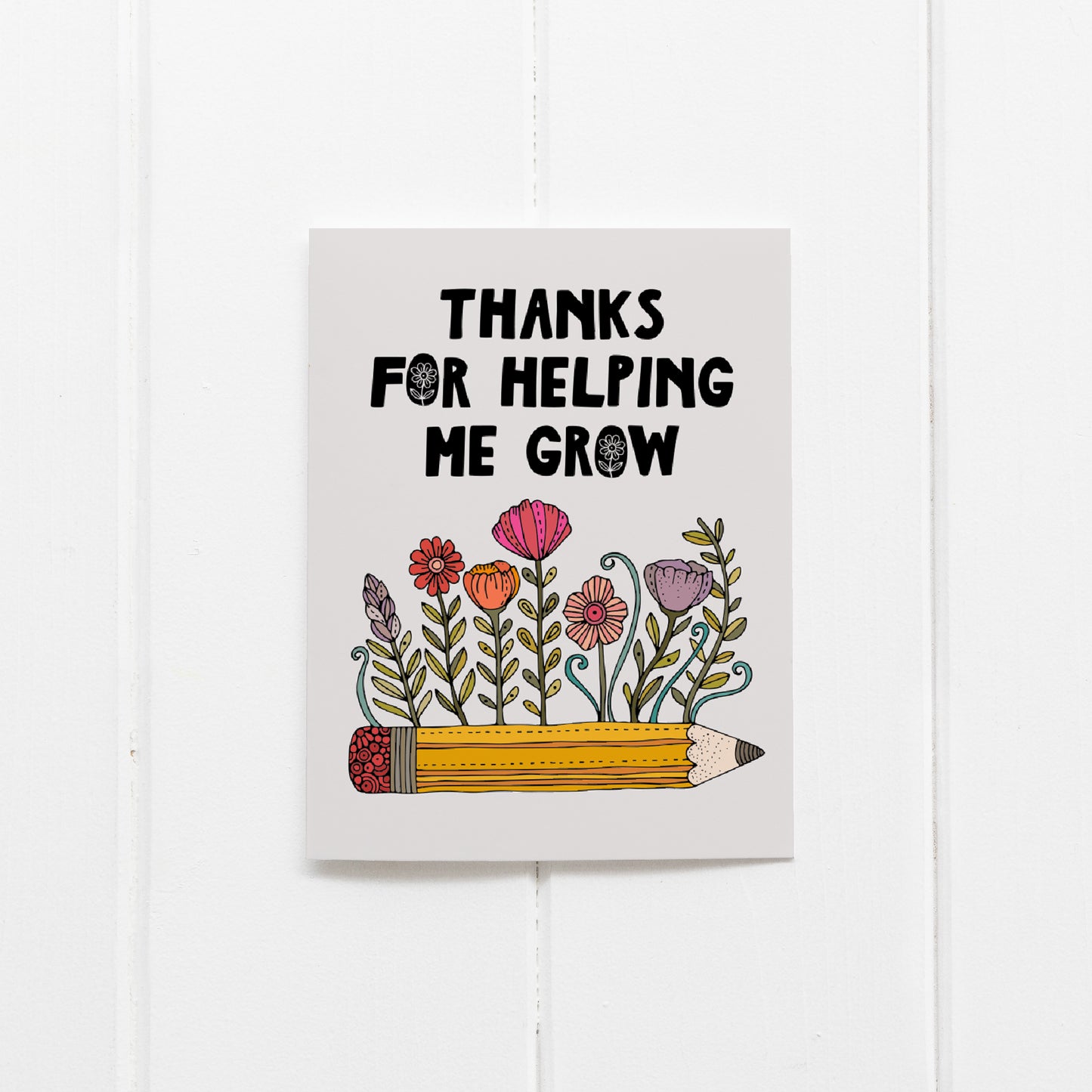 Thanks for helping me grow