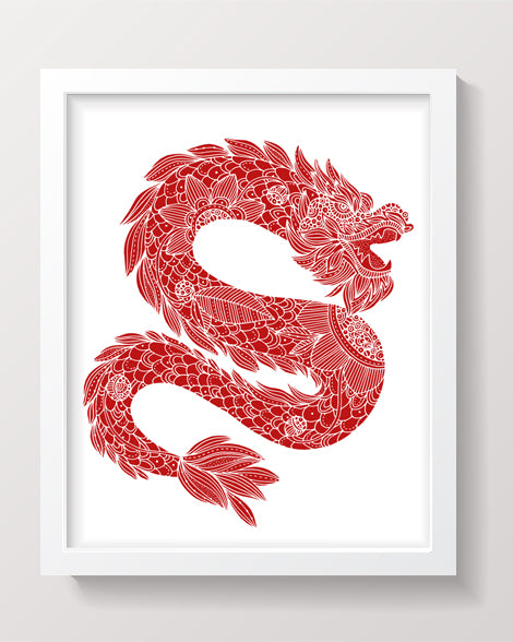 Year of the Dragon - Red - 2024