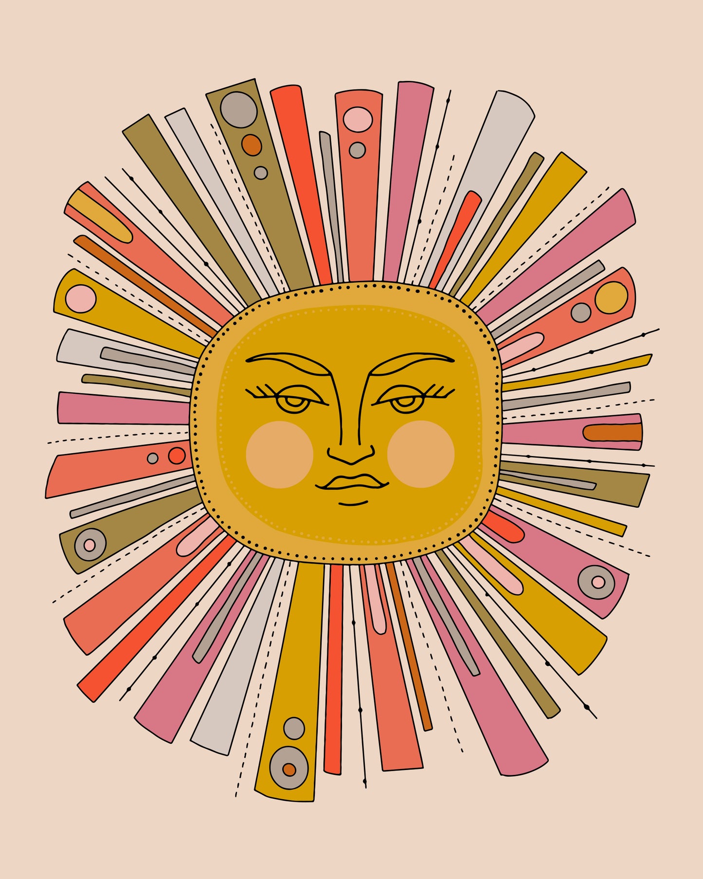 The Sun Art Print Wall Decor