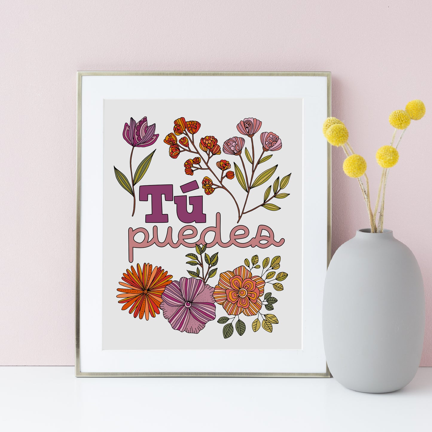 Tu puedes | Spanish Quote Art Print
